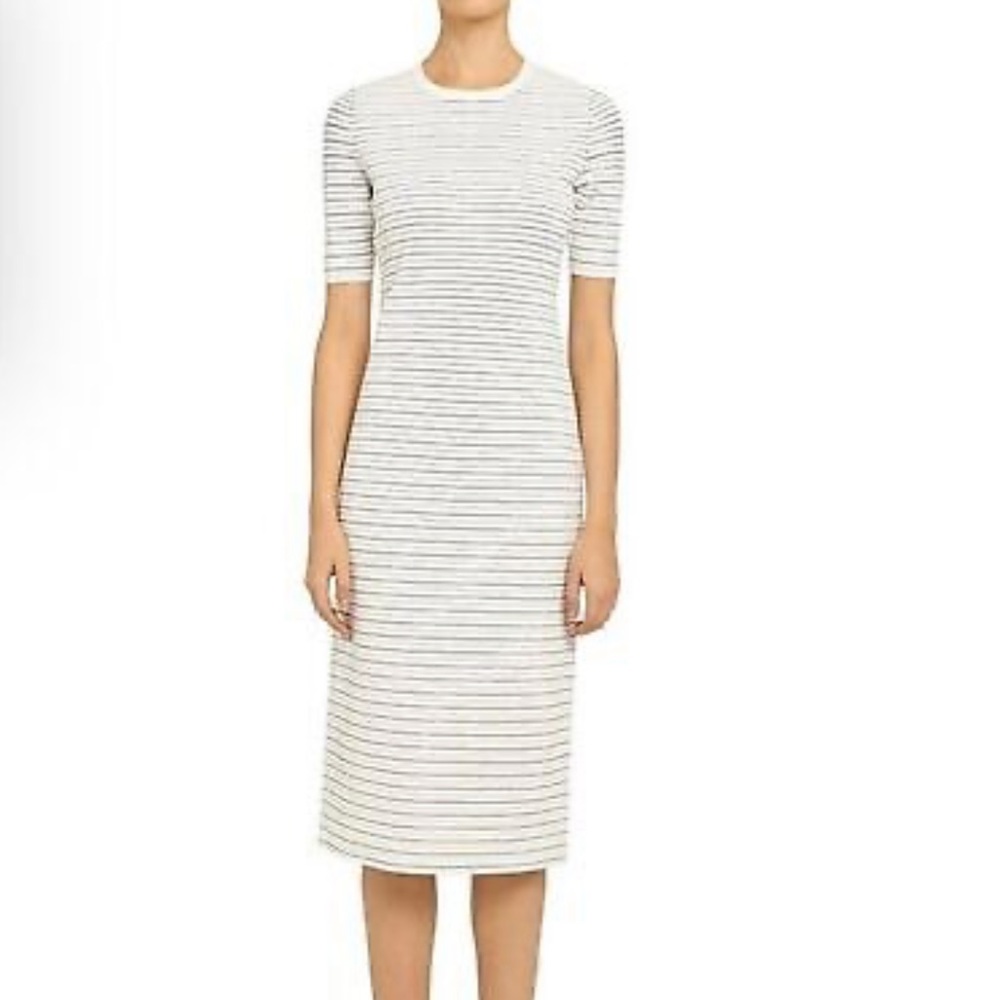 Theory Stripe Rib Dress